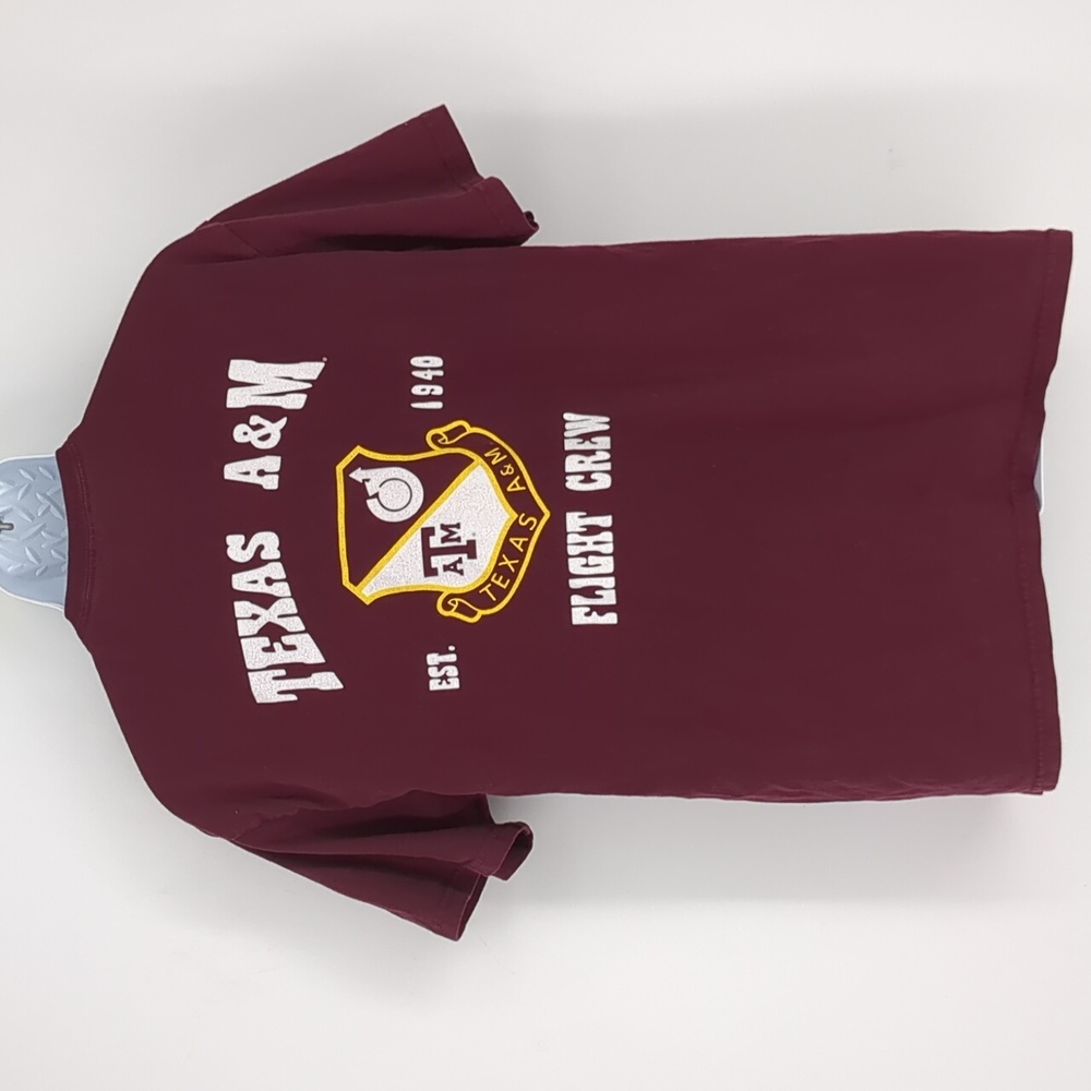 Texas A&M American Institute of Aeronautics and Astronautics Flight Crew Shirt L